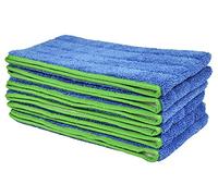 CleanAide Lot de 6 serpillères multi-usages en microfibre Vert 61 cm