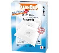 Cleanbag M 105 Poêle 8 sacs d'aspirateur, convient pour 2 E AMC -13,3 °C 96 D 1300, Noir