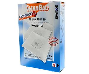 CleanBag M 149 ROW 19 Sacs à poussière comme l'original ZR-200520, 200570, 200720 Contenu : 4 sacs d'aspirateur + 1 filtre universel