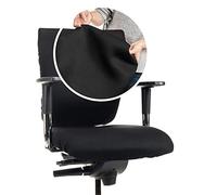 CLEANCHAIR Chaise de Bureau Premium Housse Dossier - Large : Dossier Grande Taille: pour des dossiers d’Une Largeur d’Environ 44-65 cm et d’Une Hauteur d’Environ 50-70 cm