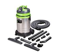 Cleancraft 7001145 Aspirateur à eau et poussière wetCAT 133 IR, arrêt automatique, prise intégrée, nombreux accessoires
