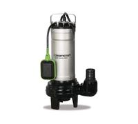 Pompe à eaux chargées électrique - Boîtier inox et fonte - Capacité 31980 l/h - Hauteur de refoulement 19 m - 1,5 kW 230 V Cleancraft SDWP 15032 PRO