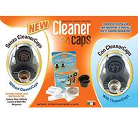 Cleanercaps Lavazza Firma Kit 2 capsules détartrantes et anti-bactériennes + 4 ampoules anticalcaire pour réservoir d'eau