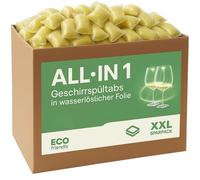 Cleanerist | 10kg Tablettes Lave-Vaisselle en Grand Paquet (environ 550 Tablettes) - Boîte Tout-en-1 Tablettes Lave-Vaisselle en Film Hydrosoluble - Nettoyant Compatible Toutes Machines - Poudre