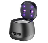 CleanErr Nettoyeur d'alignement d'ondes ultrasoniques 52 kHz, dentiers UV portables CleanErr | Machine de protège-dents pour enfants seniors adultes montre aligner les dents