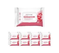Cleanic Intimate Papier Humidifié Jetable - (16x40 Pièces) Papier Humidifié - Combiné avec lingette, rafraîchit zone intime, extrait canneberge et prébiotique - 640 Pièces