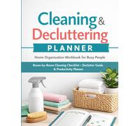 Cleaning & Decluttering Planner | 44-Page Home Organization Workbook | Minimalist Cleaning Checklist, Weekly Reset, Declutter Guide | 8.5 x 11 Journal