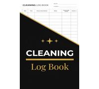 Cleaning Log Book: Simple Household Cleaning Planner for Daily Chores, Weekly Tasks, Room-by-Room Cleaning and Home Organisation