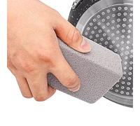 Cleaning Pumice Stone, Heavy Duty Grill Tool, Portable Oil Stain Remover for Outdoor Camping and Home Kitchen, Scrubber for Pots Pans Oven Stove, Tough Stain and Grease Cleaner