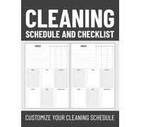 Cleaning Schedule and Checklist
