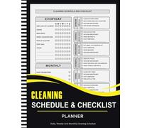 Cleaning Schedule And Checklist The Ultimate Checklists Book Planner