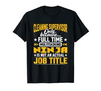 Cleaning Supervisor Job Title - Cleaning Director Counselor T-Shirt