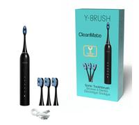 CleanMate - Brosse à Dents Électrique Sonique - Compatible Têtes de Brosse en Y - 2 Mois d'Autonomie
