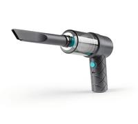 CLEANmaxx Aspirateur à main sans fil en 6 pièces | Aspirateur à main sans fil et sans sac | 2 en 1 avec fonction aspiration et soufflerie | Idéal pour la voiture, les miettes et les poils d'animaux |