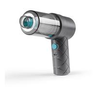 CLEANmaxx Aspirateur à main sans fil en lot de 6 pièces | Aspirateur à main sans fil et sans sac | Avec fonction aspiration et soufflage | Batterie puissante & design léger | Idéal pour la voiture