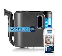 CLEANmaxx Pro Steam - Nettoyeur pour tapis, coussins et tissus d’ameublement | Spot Cleaner pour canapé et voiture | Nettoyage humide efficace