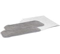 CLEANmaxx Essuie-Glace de Rechange 4 en 1-2 Chiffons en Microfibre, 10 Chiffons Anti-poussière - pour Le Nettoyage à Sec et Humide de Tous Les sols Lisses
