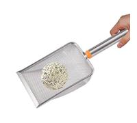 Cleanning Tool Sand Scoop - Cat Litter Scoop | Ergonomic Handle Deep Shovel, Pet Cleaning Tool, Pooper Scooper for Cats, Waste Receptacles, Pet Toilet Supplies, Stainless Steel, Heavy Duty