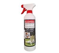 Cleanprince 0,5 Litre Kunststoff-Intensiv-Reiniger Nettoyant Plastique, 500 ML Meubles de Jardin Selles Insectes Résidus Météo Gan Portes Tables Produit Plastique Renforcés Fibres PVC Pp Polypropylène