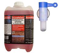 CleanPrince Barrière horizontale liquide pour mur sec Procédé d'injection 5 l