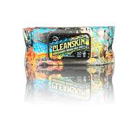 CleanSkin [20 uds] Grandes Serviettes Nettoyantes Biodégradables en Fibre de Bambou, Green Soap, Sans Alcool, Parfum ni Peluches; Kit de Soins pour Tatouages