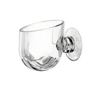 Clear Acrylic Aquatic Plant Holder - Suction Cup Container | Plant Cup with Easy Mounting, Hydroponic Holder with Indoor Use, Aquarium Plants Cups, Terrarium Vivarium Gardening Cups for Shrimp Habitat