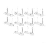 Clear Acrylic Card Stands 10-Pack for Graded Cards | Fits pour psa SGC BGS slabs, 0.7in groove width, pour crystal clear view, sturdy support, 10-pack value