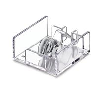 Clear Acrylic Tissue Box Holder - Horizontal Square Napkin Dispenser for Restaurant Home - Transparent Tabletop Organizer Boîte de mouchoirs(S)