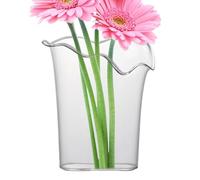 Clear Acrylic Vase | Clear Flower Vase with Flower Shape,Modern Decorative Desktop Decoration Wedding Offices Bedroom Table Shelf Bookshelf