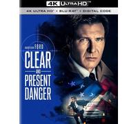 Clear And Present Danger [Ultra Hd] With Blu-Ray, 4k Mastering, Ac-3/Dolby Digital, Digital Copy, Dolby, Dubbed, Mono Sound, Subtitled, Widescreen