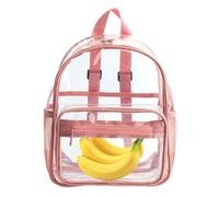 Clear Backpack Bookbag - Sac à dos de voyage de travail, sac d'école transparent | Capacité ajoutée voir à travers LavACKPACK, POCHE PUCS BOUCLES BASSES CINET, DESIGN ADOPTE UNE HAND,