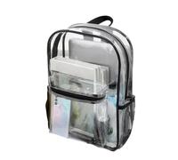 Clear Backpack For Stadium - Events Waterproof PVC Storage Bookbags | Multiple Compartments Large Clear Backpack For Student, Beach, Kayak Boy, Girl, Sports Activity, Work, Concert,