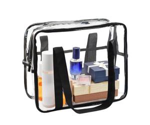 Clear Bag - PVC Waterproof Foldable Large Storage Tote Purse
