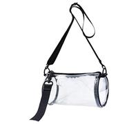 Clear Bag Stadium Approved - Sac à bandoulière Transparent | Porte-Monnaie de Concert Transparent | Petit Sac à bandoulière pour Les stades | Sac à Main Transparent | Poches Transparentes pour Le