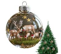 Clear Baubles- Christmas Balls- Cĥristmas Fillable Bauble, Empty Baubls to Fill, Chrìstmas Tree Decorations Ball, for Christmas Tree Ornaments Hanging Pendants Wedding Party Christmass Decor