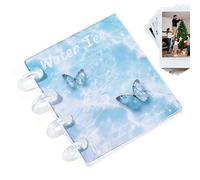 Clear Binder - 20-Page Transparent Sticker Storage Book for Tape, Journals, and Small Accessories, Ideal for Students, Teachers, Administrative Staff, Project Managers, Professionals, Multi-Purpose