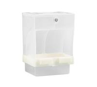 Clear Bird Feeder for Window - Transparent Parakeet Food Container