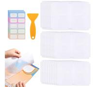 Clear Book Cover, 30 Pieces Protective Film, 9x12 Inch Adhesive Shield with Waterproof Layer, Transparent Textbook Protector, School Accessory with Practical Style, Reading Tool for Library Teacher