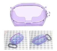 Clear Case for JBL SoundGear Clips Earbuds Protective Case TPU Cover | Flexible TPU Shockproof Protective Cover with Carabiner & Lanyard, Anti-Chute, Anti-Poussière, Lavable, Avec Mousqueton