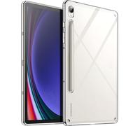 Clear Case For Samsung Galaxy Tab S9 11-Inch, Anti-Yellowing Slim Transparent Case Cover With Hard Pc Back And Soft Tpu Back, Supports Wireless Charging S Pen (Transparent)