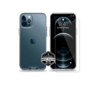 Clear Case + Verre Trempé pour iPhone 12 Pro Max 6,7''
