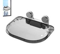 Clear Cat Perch with Strong Suction Cups | Space-Saving Transparent Window Mounted Cat Seat for Large Cats, Comfortable Cat Wall Shelf Holds up to 44 lbs, Indoor Pet Furniture, 19.29x15.16x7.48 inches