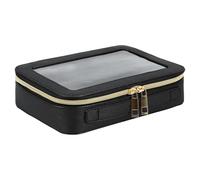 Clear Cosmetic Case, Transparent Zippered Makeup Bag, Small Travel Toiletry Organizer, Portable Storage Pouch for Cosmetics, Beauty Products, Daily Necessary 8.27x5.91x2.36 inches