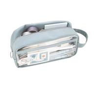 Clear Cosmetic Pouch - Spacious Stationery Organizer Case, Waterproof Pen Holder with Zipper Seal, See Through Portable Design, Sturdy Lightweight Build | Convenient Access Storage Solution Kids Teen