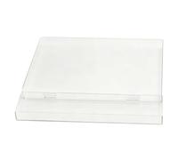 Clear Cutting Board, 725g Non Slip Acrylic Chopping Tray, Kitchen Prep Board with Counter Lip for Vegetables Bread Cheese Pastry Sushi Meat, Transparent Cooking for Home Outdoor Camping Use