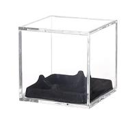 Clear Display Cube Box Baseball Display Case Storage for Signature Protective Memorabilien