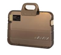 Clear Document Case Large Capacity Storage for Office School (Café)