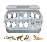 Clear Egg Incubateur - 12 grilles Œufs de serpent tiroir d'incubation, boîte d'incubation reptile reptile boîte transparente incubateur pour lézards serpent