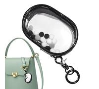 Clear Figure Display Bag | Clear Figure Display Bag with Keychain,Clear Doll Display Case Keychain for Box Mini Figures for Collectibles Action Figures, Showing Off Boxes, Mini Figure