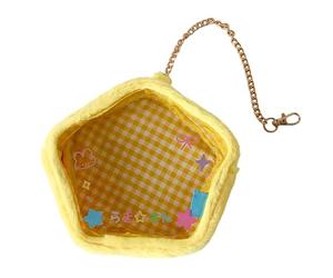 Clear Figure Display Bag - Compact Transparent Storage Case for Dolls, Figures, and Collectibles, Star Element Design with Accessories Pocket, Protective Cover for Men and Women, Ideal Everyday